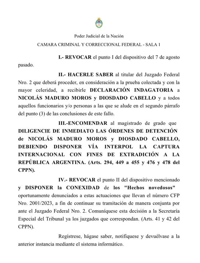 Los jueces Pablo Bertuzzi, Leopoldo Bruglia y Mariano Llorens destacaron la gravedad de los hechos denunciados. Foto: @Gbastidas/X   