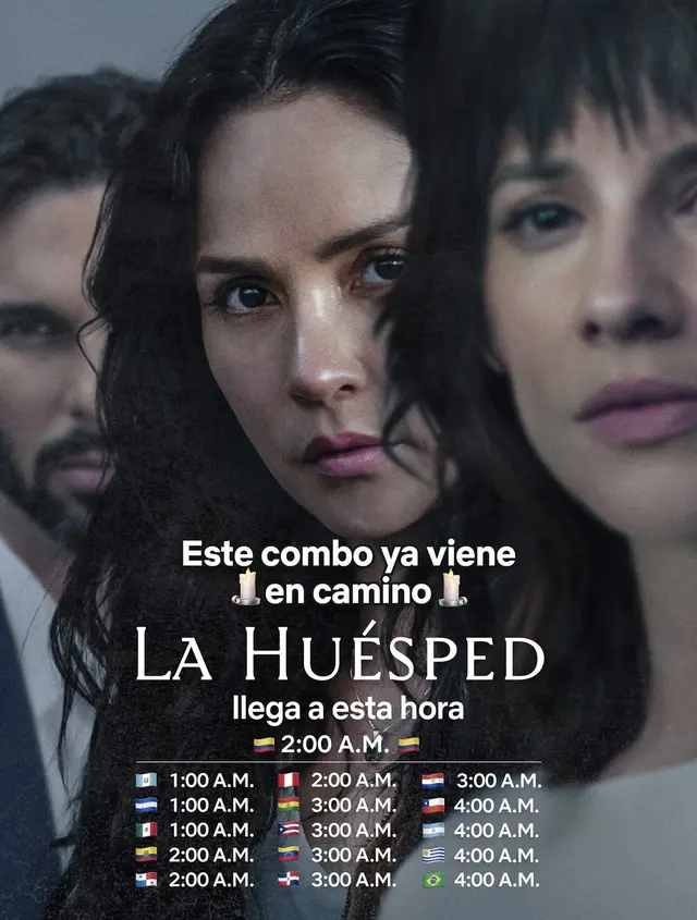 Horarios de estreno de 'La huésped'. Foto: Instagram   