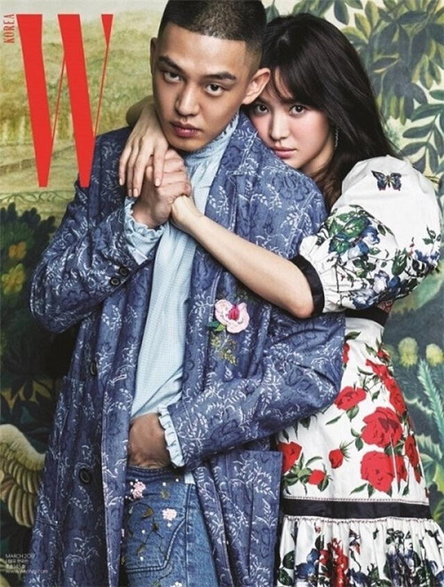 Song Hye Kyo y Yoo Ah para la edición de aniversario de la revista W Korea. 2017.  Crédito: Instagram