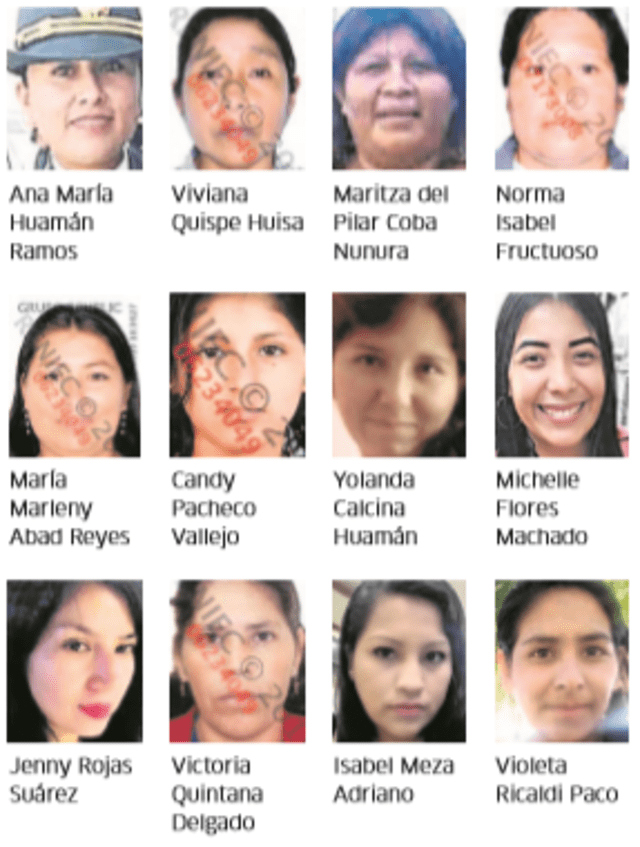 De Clorinda hasta Katty: los rostros de las 166 mujeres asesinadas este año