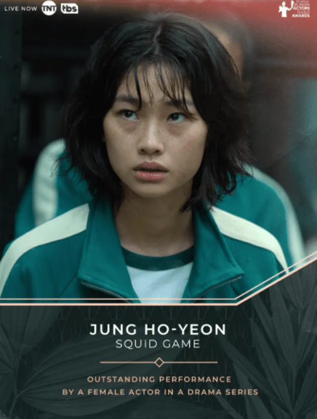 Jung Ho Yeon El juego del calamar Squid game SAG Awards 2022