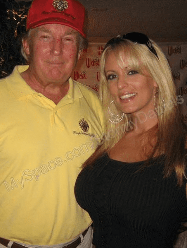  Donald Trump y Stormy Daniels. Foto: Daily Mail<br>    