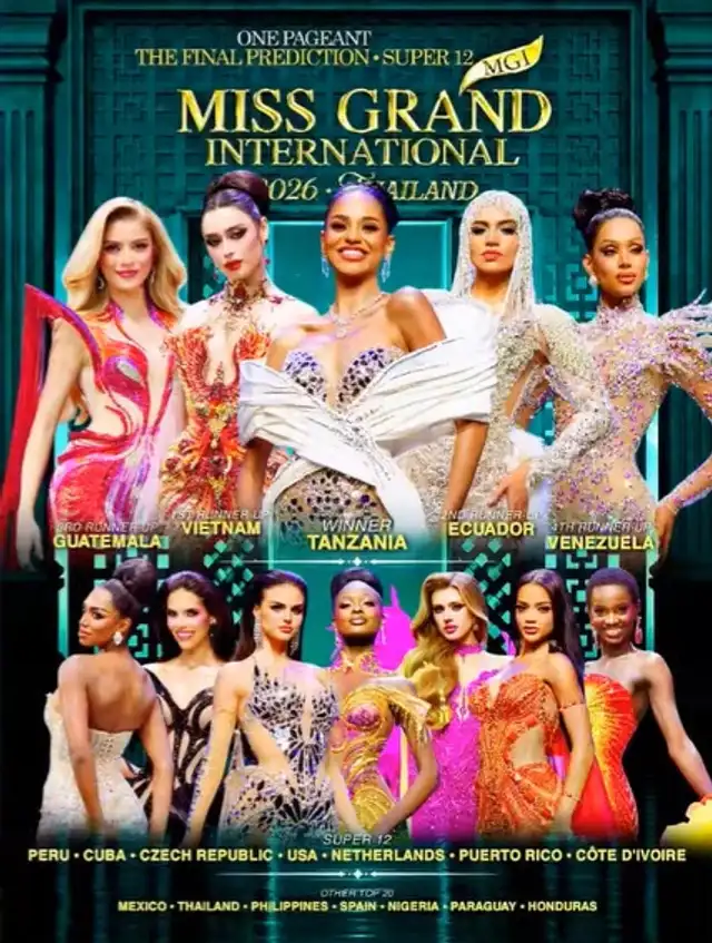 Las 11 favoritas del Miss Grand International 2026. Las 11 favoritas del Miss Grand International 2026.
