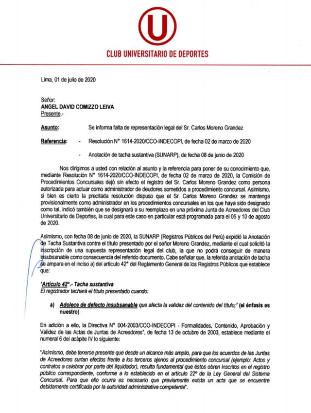 Carta - Comizzo