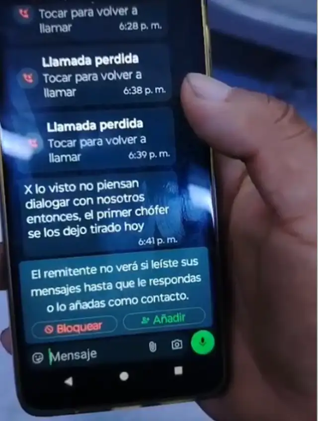  Delincuentes amenazan con atacar conductores de la línea. Foto: Francisco Erazo/LaRepública.   