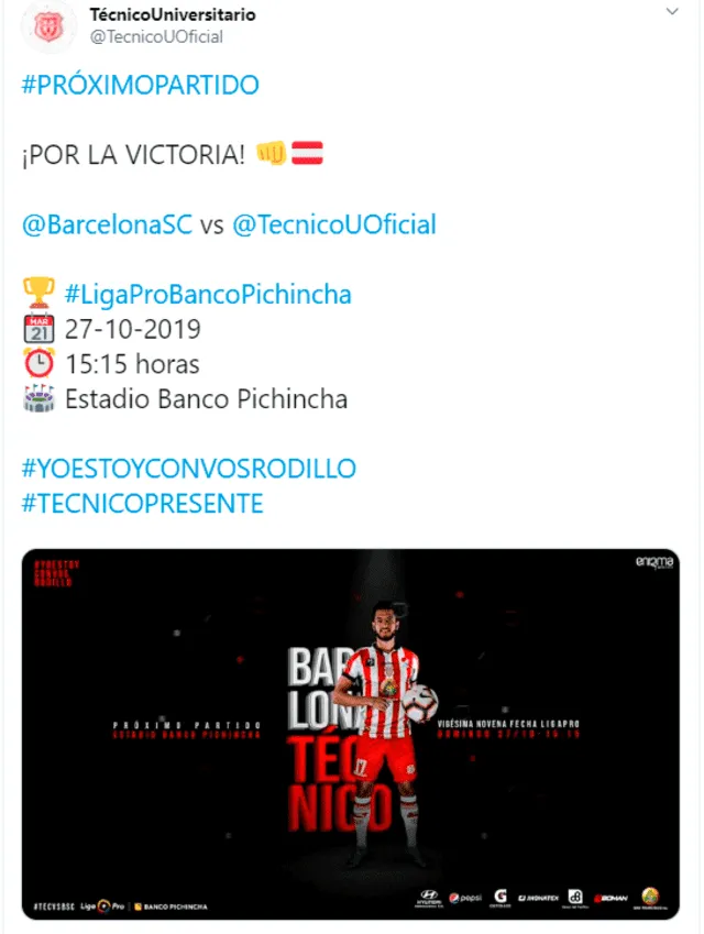 Barcelona SC vs. Técnico Universitario EN VIVO por la Liga Pro de Ecuador