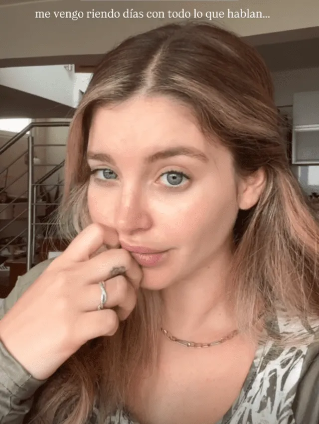 Flavia Laos sin maquillaje. Foto: Instagram.   