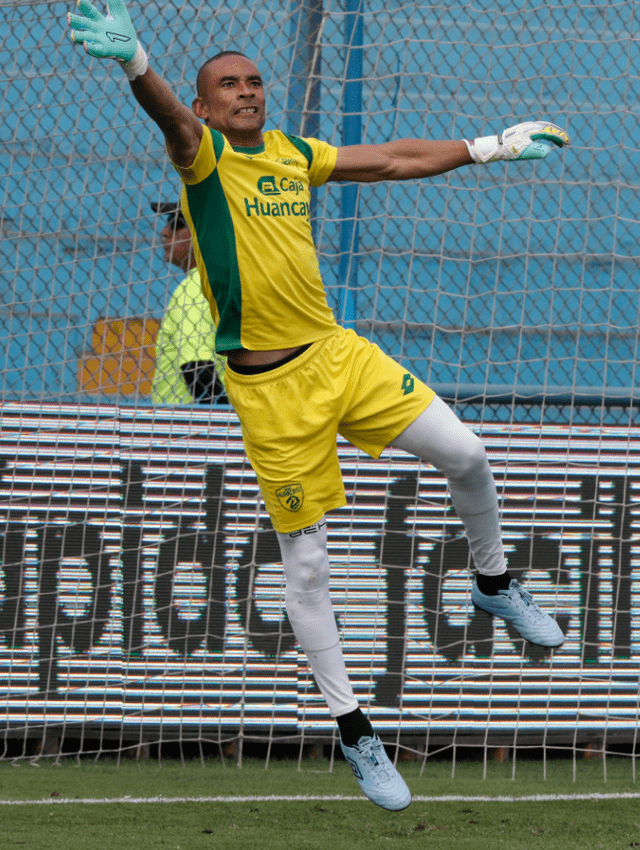 Pinto ataja en Sport Huancayo desde 2012. Foto: Luis Jiménez/La República. 