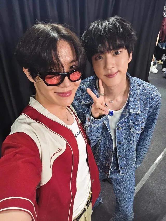 J-Hope y Jin. Foto: difusión   