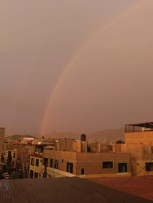 Arcoirís en San Martín de Porres. Arcoirís en San Martín de Porres.