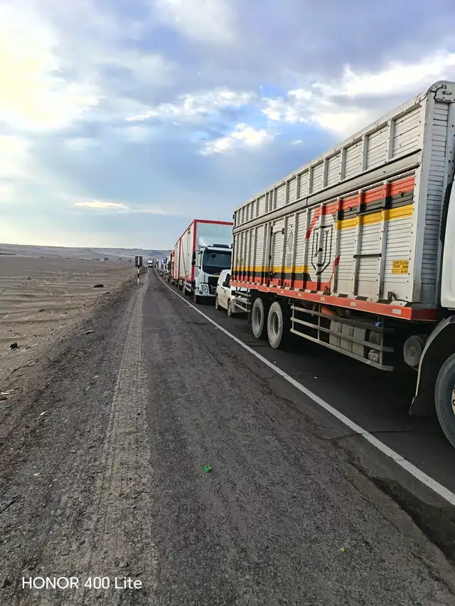 El incidente afecta a ambos sentidos de la vía. Foto: Cortesía.   
