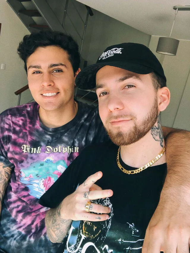 Youtubers Alejandro del Carpio y Roberto Artigas