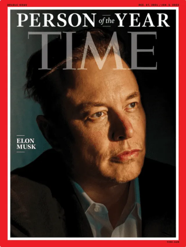 Elon Musk es elegido como la personalidad del año por la revista Time