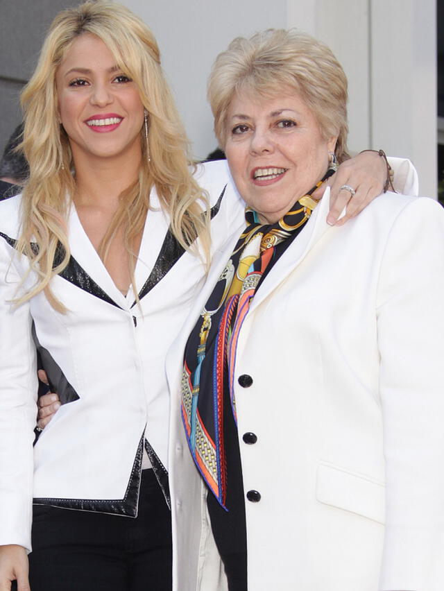 Shakira y su madre. Foto: difusión