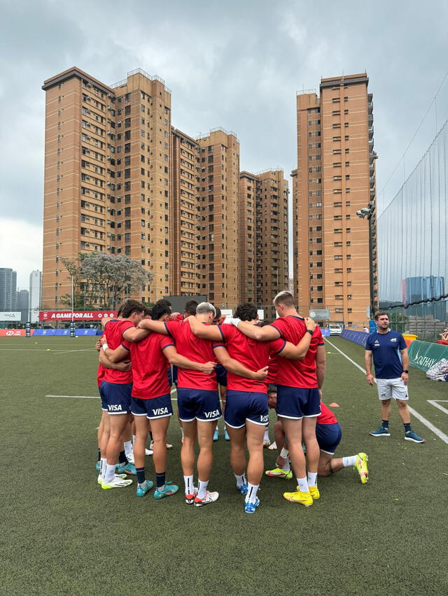 Los Pumas 7 todavía siguen vivos. Foto: lospumas7arg/X   