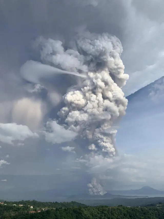 Alerta en Filipinas por erupción inminente de volcán Taal después de 40 años [VIDEO]
