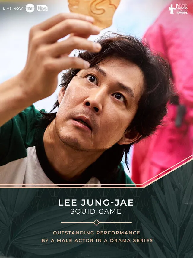Mejor actor en una serie dramática: Lee Jung-jae (Squid game). Foto: SAG Awards