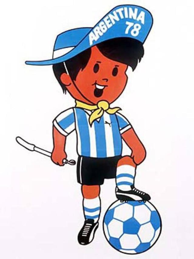 Gauchito fue la mascota del Mundial que consagró a Argentina como campeón por primera vez. Foto: Pinterest