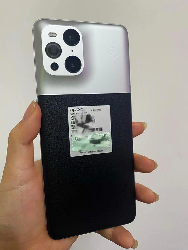 El supuesto diseño del OPPO Find X3 Pro Photographer's Edition, diseñado en conjunto con Kodak. Foto: Weibo