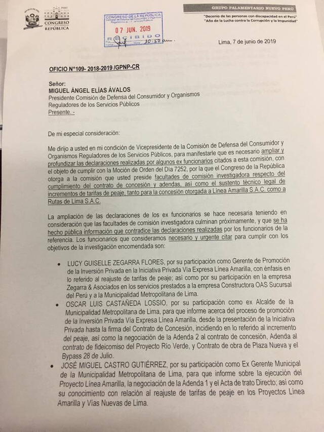 Richard Arce denuncia irregularidades en caso de Luis Castañeda