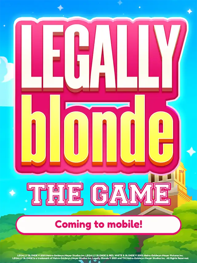 Afiche que anuncia el nuevo juego de Legalmente rubia. Foto: PlaySide Studios