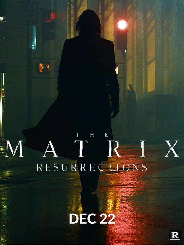 Afiche oficial de Matrix: resurrections. Foto: Warner Bros
