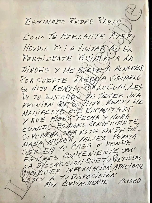 Documentos incautados a Pedro Pablo Kuczynski - 2 Foto: La República.