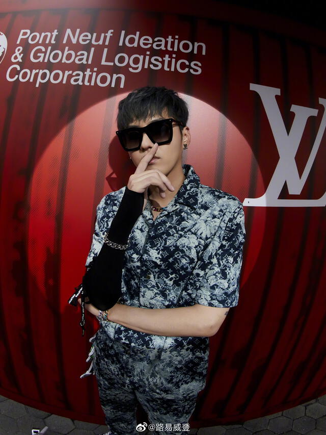 Kris Wu trabajaba con Louis Vuitton en China desde el 2018. Foto: Weibo