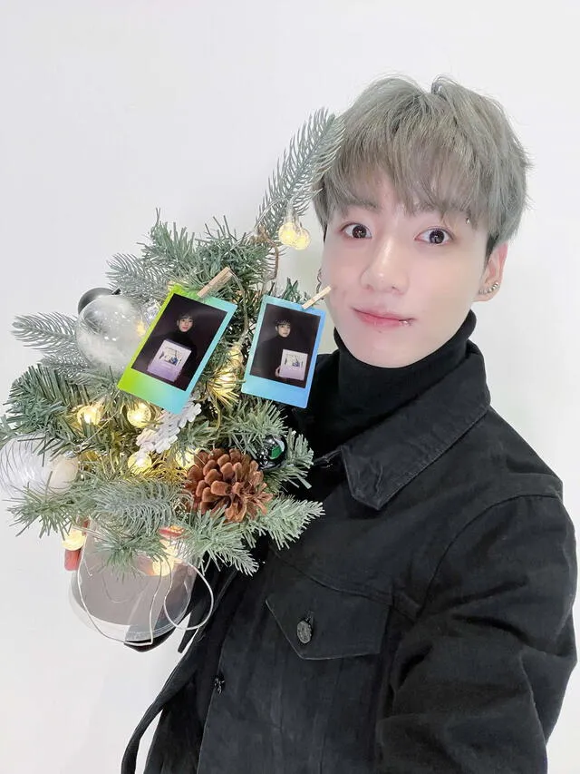 Jungkook de BTS en Navidad 2021. Foto: BIGHIT