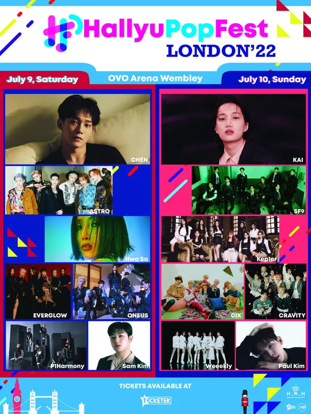 HallyuPopFest London 2022: lineup