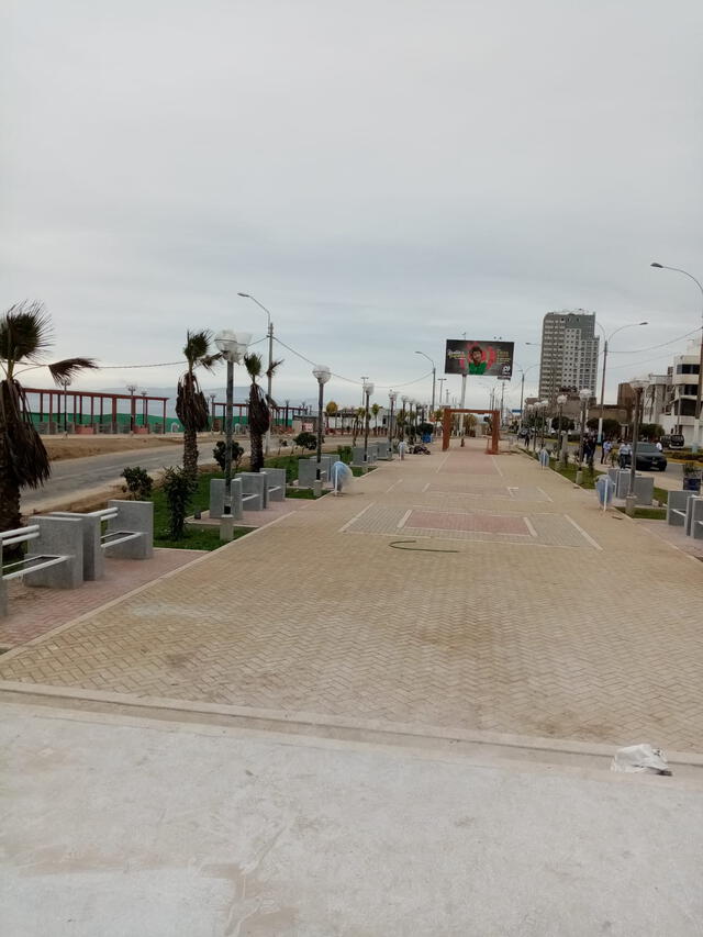 Obras del mirador de La Perla.