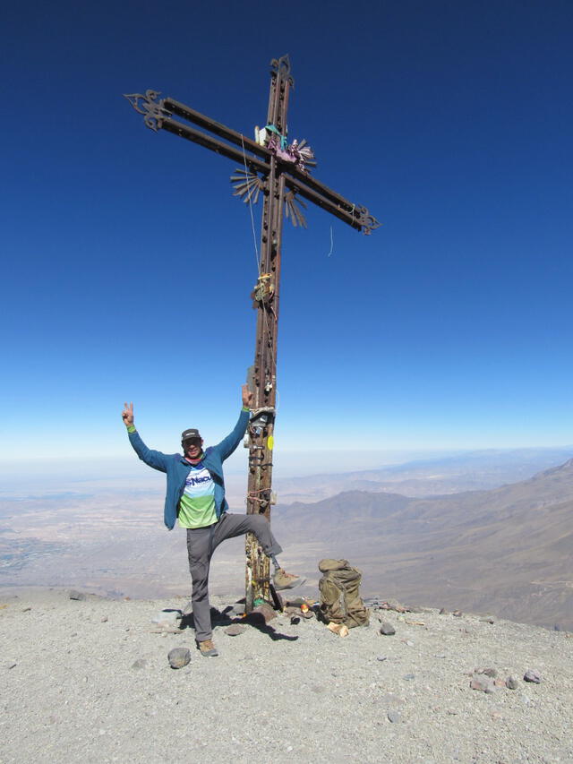 Jaseh, el escalador con discapacidad motora más representativo de Latinoamérica. Foto: Inkafest