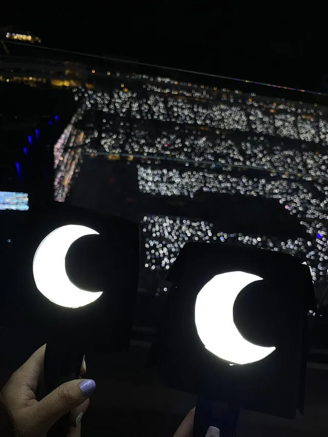 BTS: ARMY y proyecto de luna para Jin. Foto: Twitter / @fresayoongi