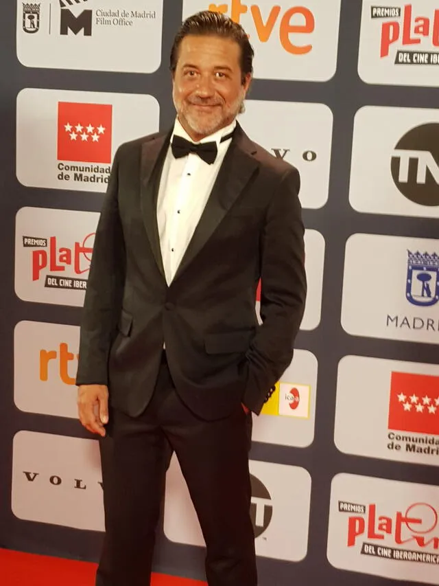 Enrique Arce durante la entrega de los Premios Platino 2021 en Madrid. (Foto: Jannina Eyzaguirre)