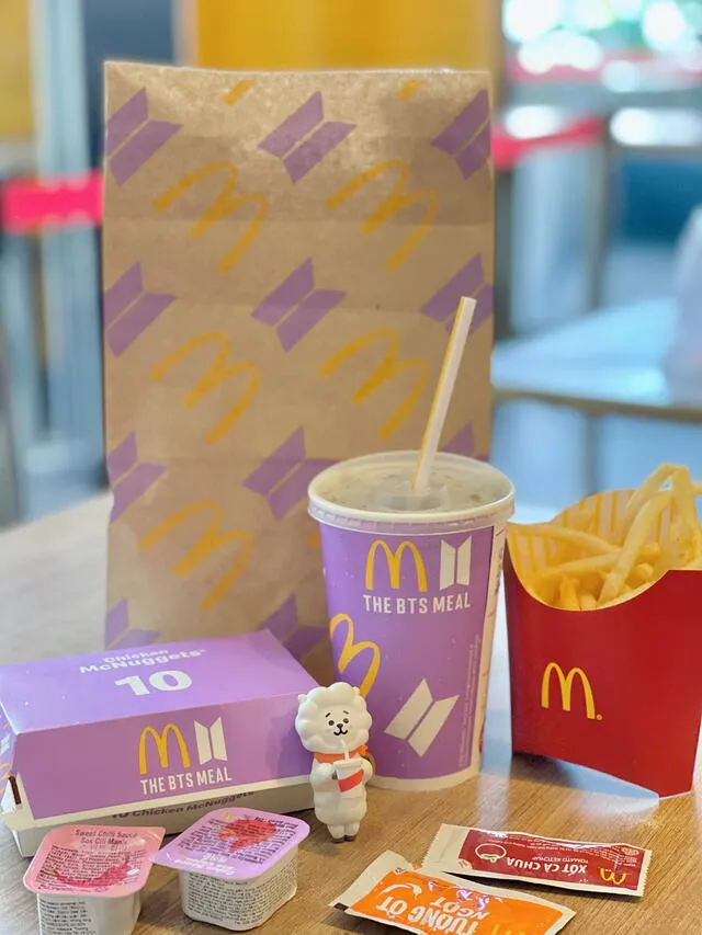 Vietnam inicia venta del BTS Meal en McDonald's. Foto: @jinbee_7