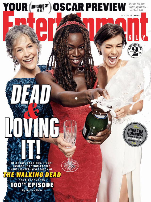 The Walking Dead: protagonistas celebran el capítulo 100 con portada en revista|FOTOS