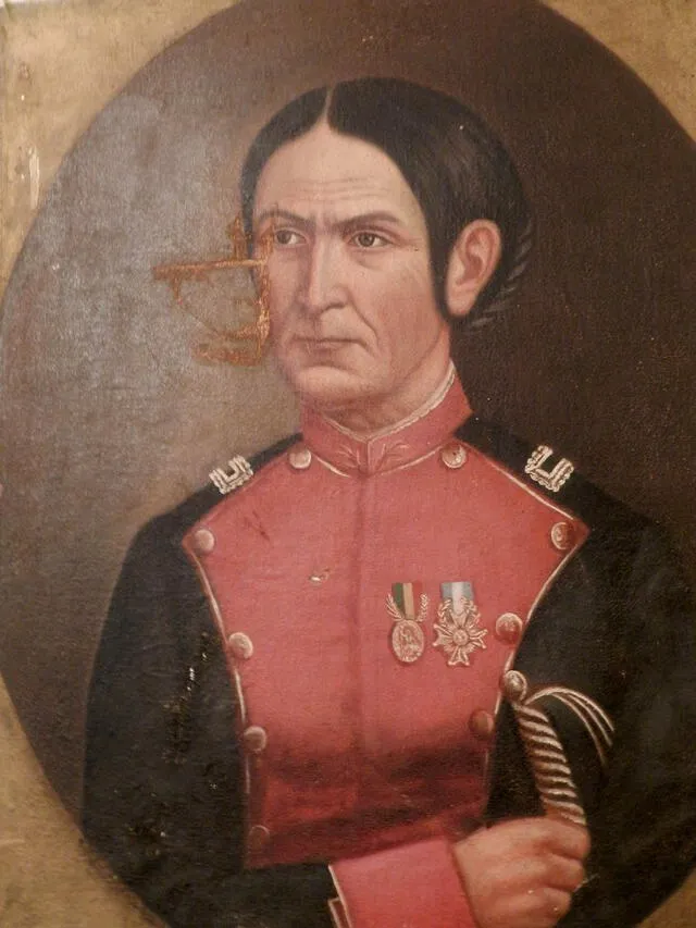 Juana fue condecorada con medallas por su desempeño en la lucha independentista. (Foto: Alcaldía de Padilla)