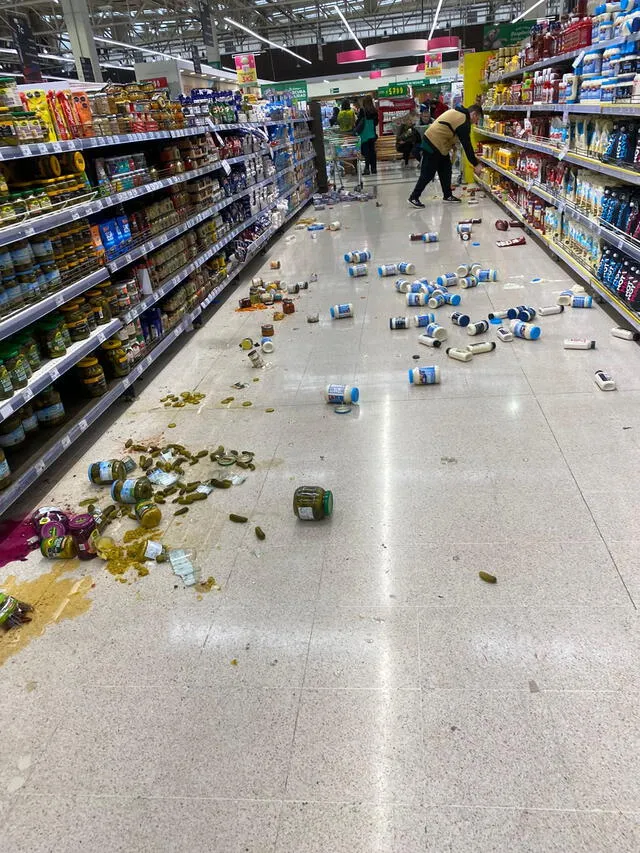 Este sismo ocurrió en la tarde del domingo. Foto: Foto:&nbsp;@AlertaMundial2/ Twitter    