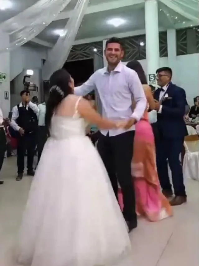 Carlos Zambrano participó en la boda de su niñera. <strong>Foto: captura</strong>   