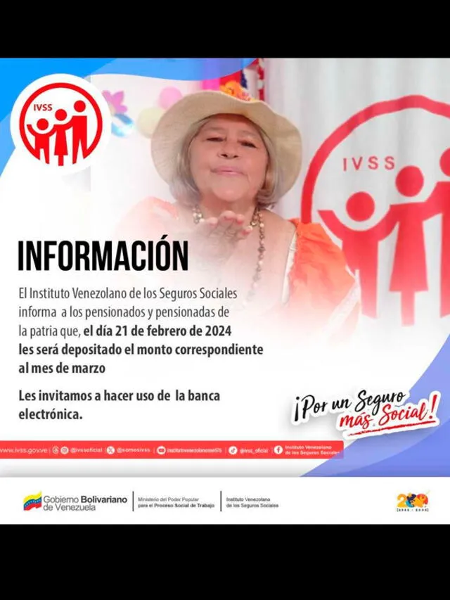 IVSS, Pensionados, Pensionadas, Seguro social