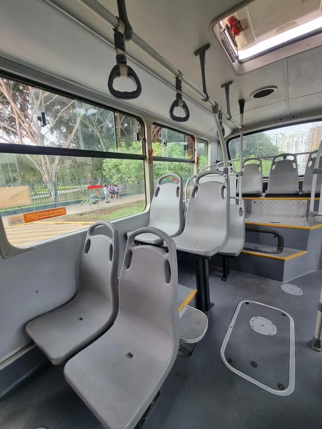  El nuevo bus del Corredor Morado cuenta con aire acondicionado. Foto: Rosario Rojas/LR    