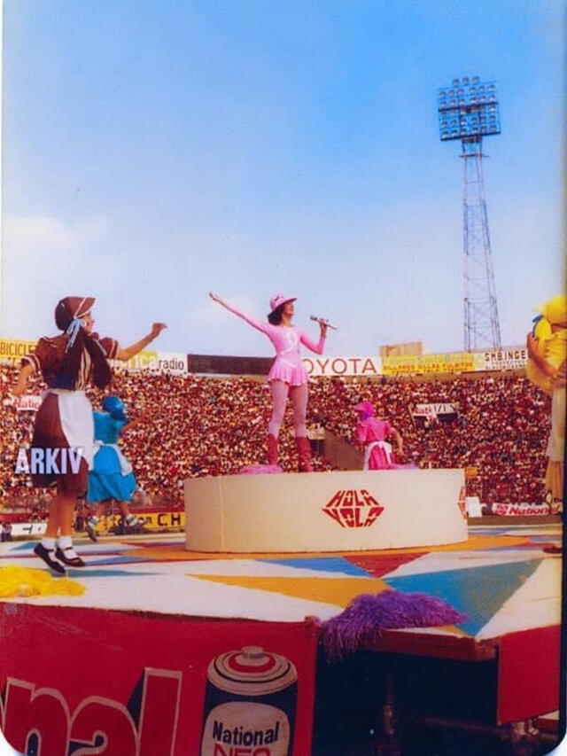 La vez que Yola Polastri llenó Estadio Nacional con un impresionante show infantil nunca antes