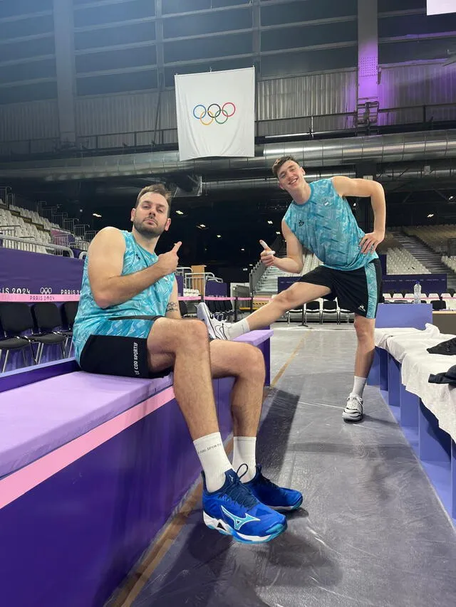 Argentina ya entrena en París. Foto: FEVA   