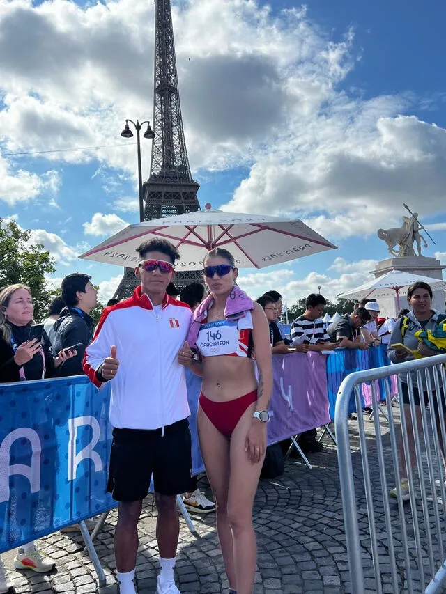  Kimberly García y César Rodríguez quedaron en el cuarto lugar en los Juegos Olímpicos París 2024. Foto: Grupo La República/Carlos Salinas   