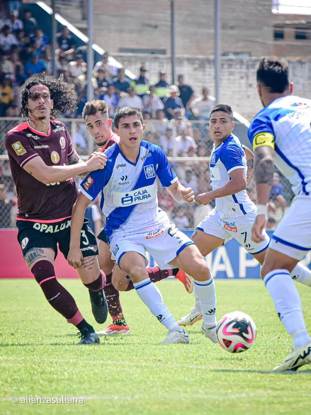  Alianza Atlético de Sullana no pudo de local y cayó goleado ante Universitario. Foto: Alianza Atlético   