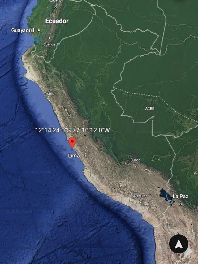 Sismo se sintió en el puerto chalaco. Foto: Maps   