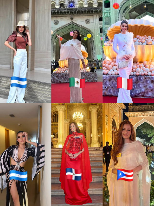 Las representates latinas del Miss World 2025 en la India. Fotos: Instagram Las representates latinas del Miss World 2025 en la India. Fotos: Instagram