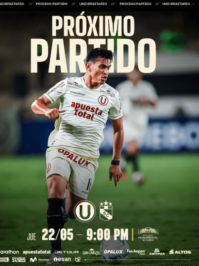 Universitario y Sporting Cristal se enfrentarán en el Estadio Monumental este jueves 22 de mayo. Foto: Redes sociales/Universitario Universitario y Sporting Cristal se enfrentarán en el Estadio Monumental este jueves 22 de mayo. Foto: Redes sociales/Universitario