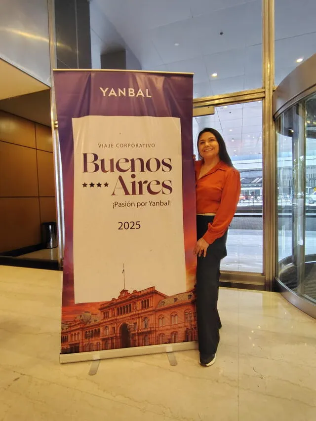 Giovanna Ampuero viajó este 2025 a Buenos Aires como parte del viaje de reconocimiento de Yanbal. Foto: Giovanna Ampuero. Giovanna Ampuero viajó este 2025 a Buenos Aires como parte del viaje de reconocimiento de Yanbal. Foto: Giovanna Ampuero.