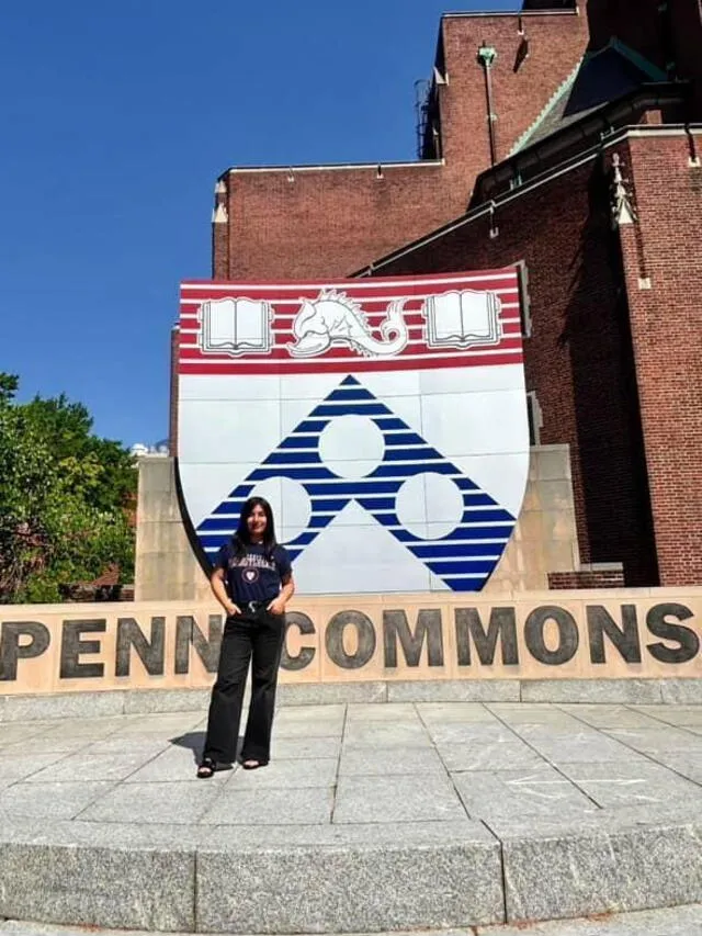  Lindsey Huahuamullo ingresó a los 18 años a la Universidad de Pennsylvania. Fuente: Difusión   